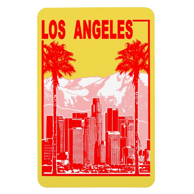 Los Angeles Magnet (Vertical)
