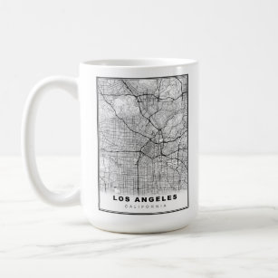 Los Angeles Map Coffee Mug