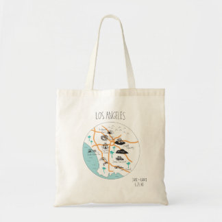 Los Angeles Map Tote