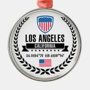 Los Angeles Metal Tree Decoration