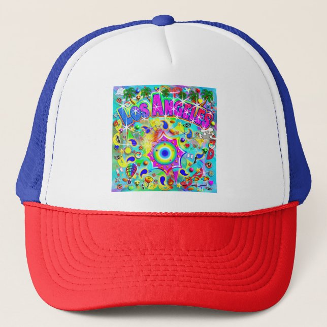 Los Angeles Mystic Dance Trucker Hat (Front)