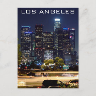 Los Angeles Night Paper Products Postcard