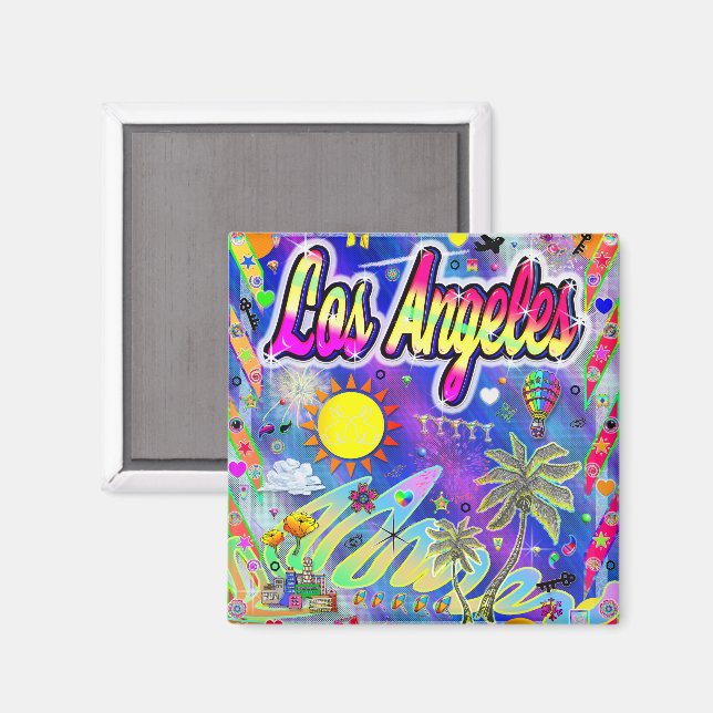 Los Angeles Nu Era Magnet (Front/Back)