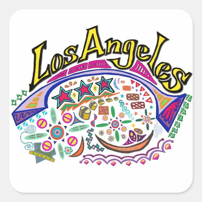 “Los Angeles Playful” Stickers (Front)