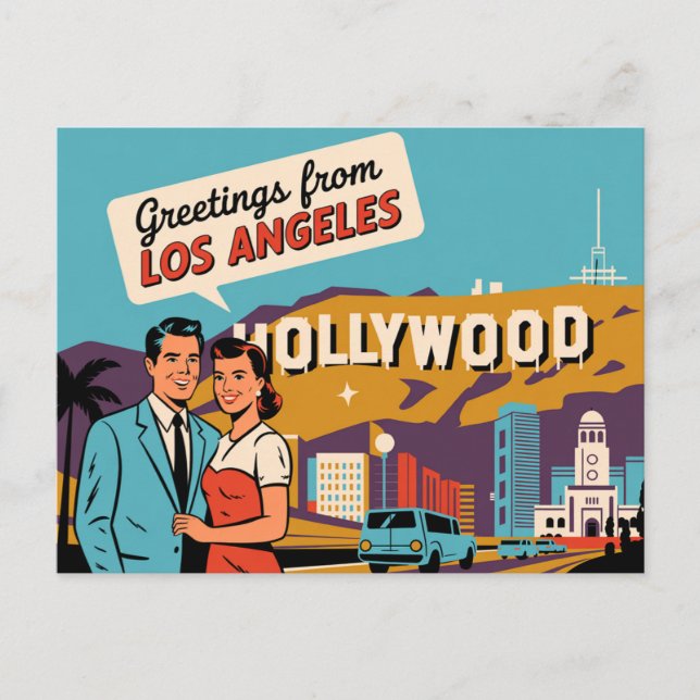Los angeles postcard (Front)