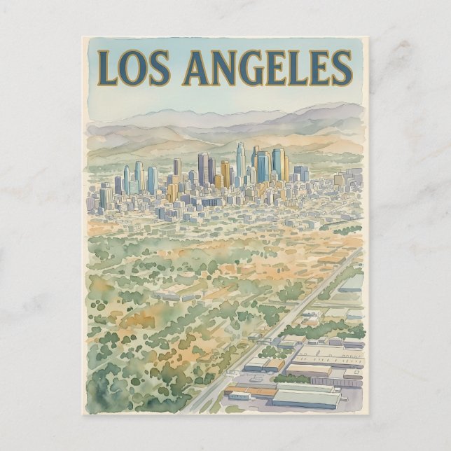 Los Angeles  Postcard (Front)