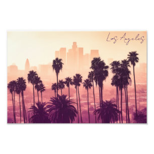 Los Angeles Postcard Photo Print