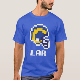 Los Angeles Rams Tecmo Super Bowl Helmet T-Shirt