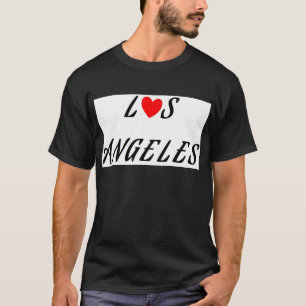 Los Angeles Red Heart T-Shirt