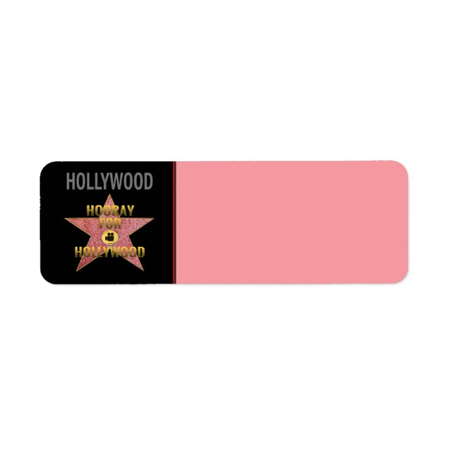 Los Angeles Return Address Label (Front)