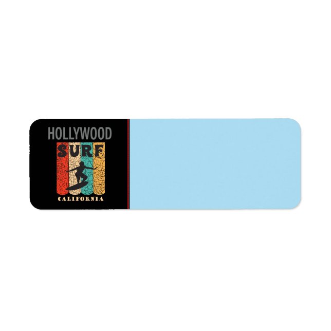 Los Angeles Return Address Label (Front)