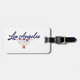 Los Angeles Script Luggage Tag