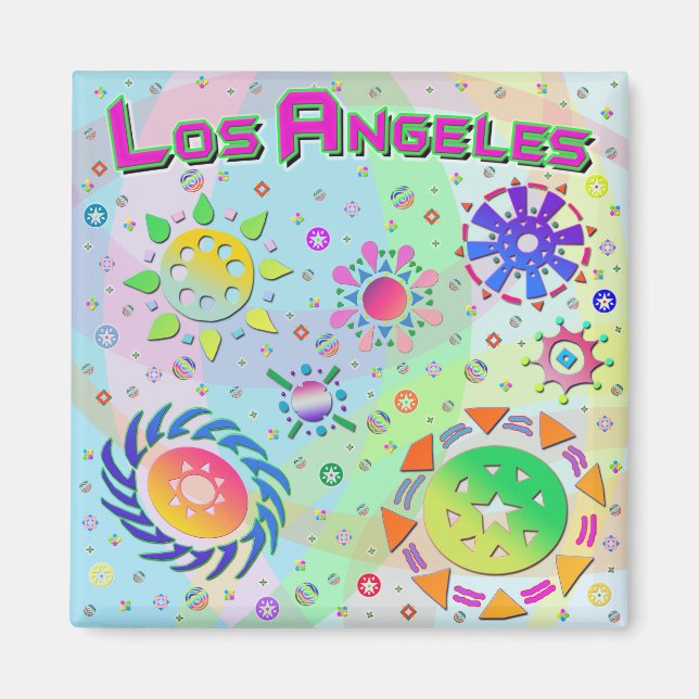 Los Angeles Seven Suns & Energy Magnet (Front)