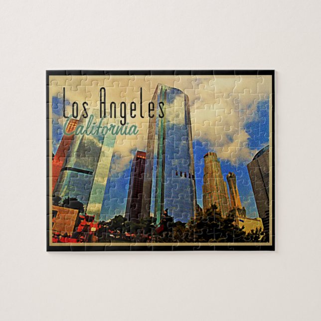 Los Angeles Skyline Jigsaw Puzzle (Horizontal)