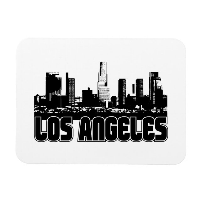Los Angeles Skyline Magnet (Horizontal)