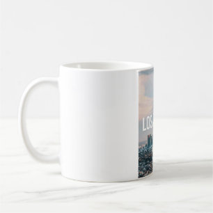 Los Angeles Skyline Retro City Aesthetic Travel Coffee Mug