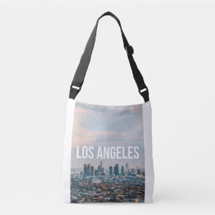 Los Angeles Skyline Retro City Aesthetic Travel Crossbody Bag