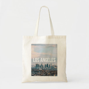 Los Angeles Skyline Retro City Aesthetic Travel Tote Bag