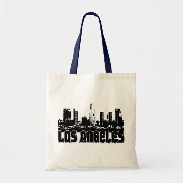 Los Angeles Skyline Tote Bag (Front)