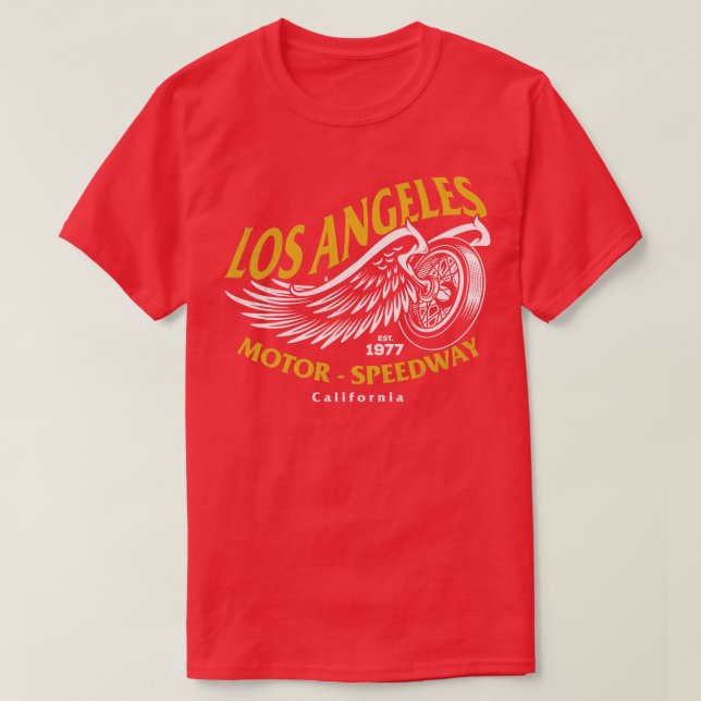 LOS ANGELES SPEEDWAY T-Shirt (Design Front)