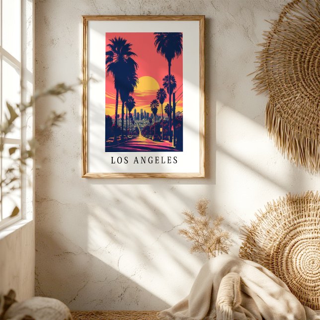 Los Angeles Sunset Skyline Poster (Creator Uploaded)