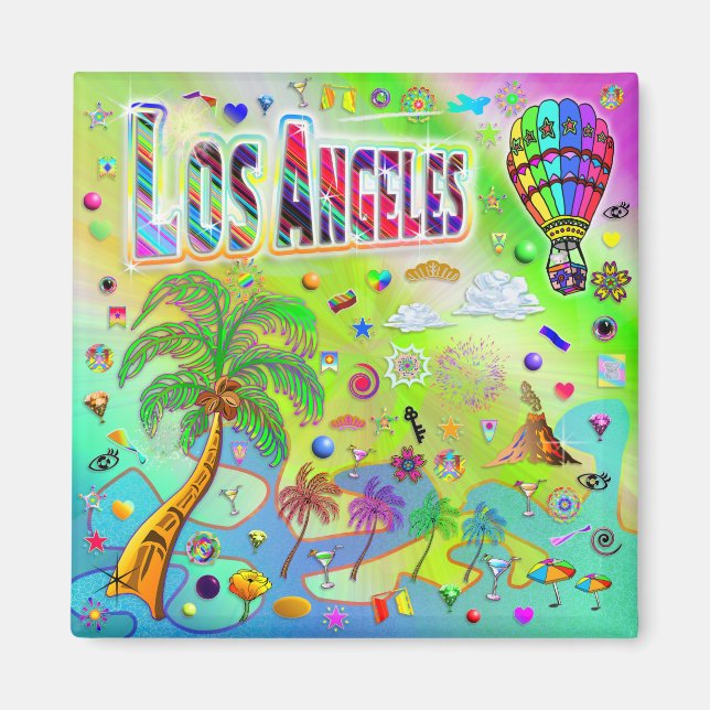 Los Angeles Timeless Melody Magnet (Front)