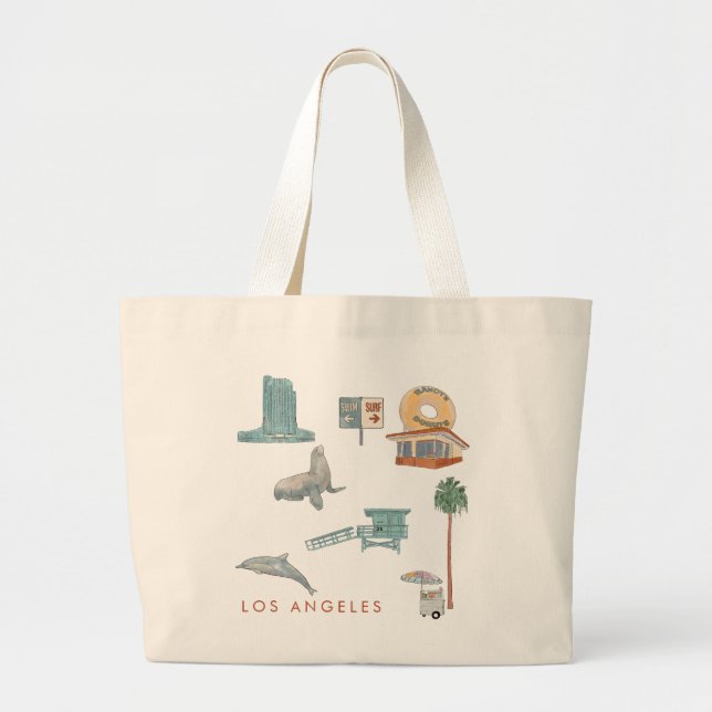 Los Angeles Tote Bag  (Front)