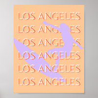 Los Angeles Travel Art, California, Travel Art