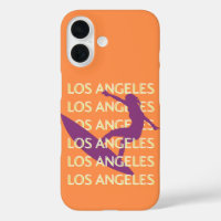 Los Angeles Travel Art, California, Travel, Orange