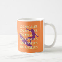 Los Angeles Travel Art, California, Travel, Orange