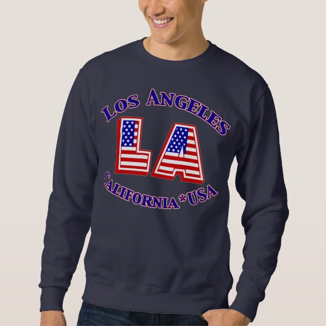 Los Angeles USA Patriotic Logo Top (Front)
