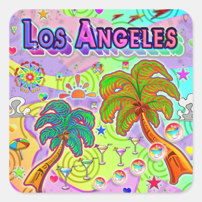 Los Angeles Vacation Target Sticker (Front)