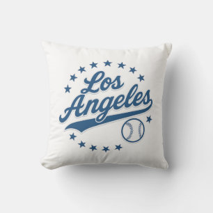 Los Angeles Vintage Baseball Logo Design – Classic Cushion