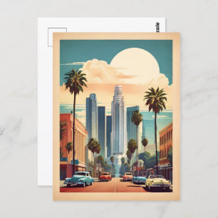 Los Angeles vintage poster Postcard
