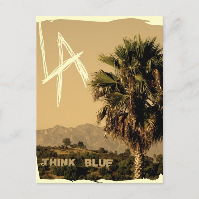 Los Angeles Vintage Style Postcard! Postcard (Front)