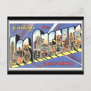 Los Angeles Vintage Travel Postcard