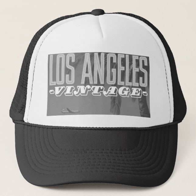 Los Angeles Vintage Trucker Hat (Front)