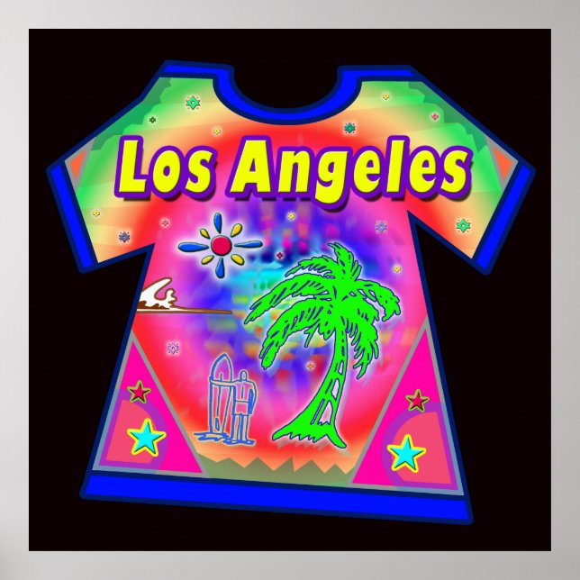 "Los Angeles Vivid 4" Poster (Front)