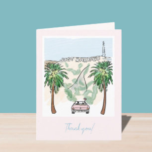 Los Angeles Wedding Thank you Cards