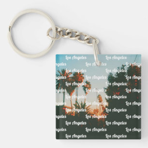 Los Angeles, West Hollywood Travel Souvenir Key Ring