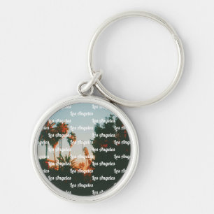 Los Angeles, West Hollywood Travel Souvenir Key Ring