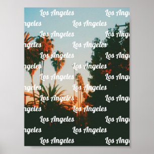 Los Angeles, West Hollywood Travel Souvenir Poster