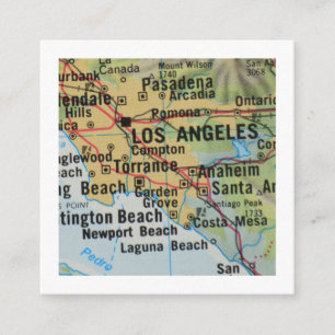 los angeles We've Moved New Address Card