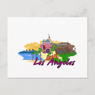 Los Angelos - California - USA.png Postcard