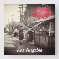 Los Angles California 1935 Olivera Street Photo