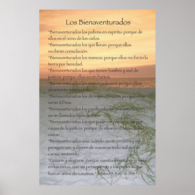 Los Bienaventurados (version Vertical) Poster (Front)