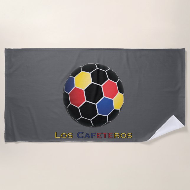 Los Cafeteros Beach Towel (Front)