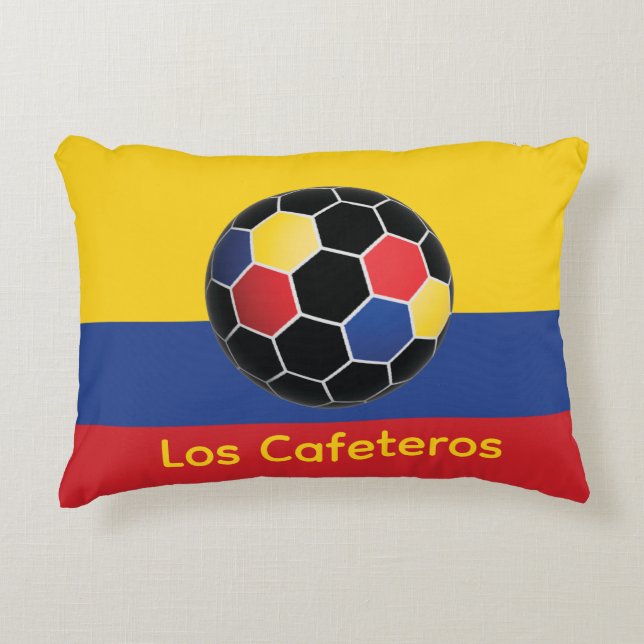 Los Cafeteros Decorative Cushion (Front)