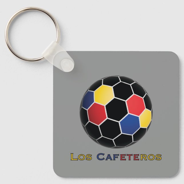 Los Cafeteros Key Ring (Front)