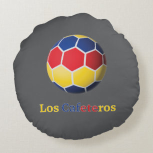 Los Cafeteros Round Cushion